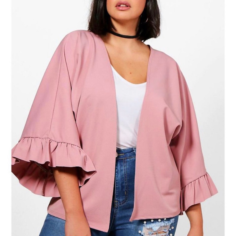BooHoo Dusty Pink Blazer 2X